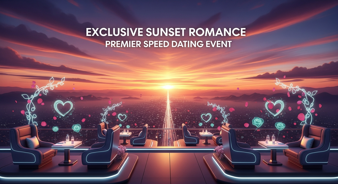 Exclusive Sunset Romance: Premier Speed Dating Event