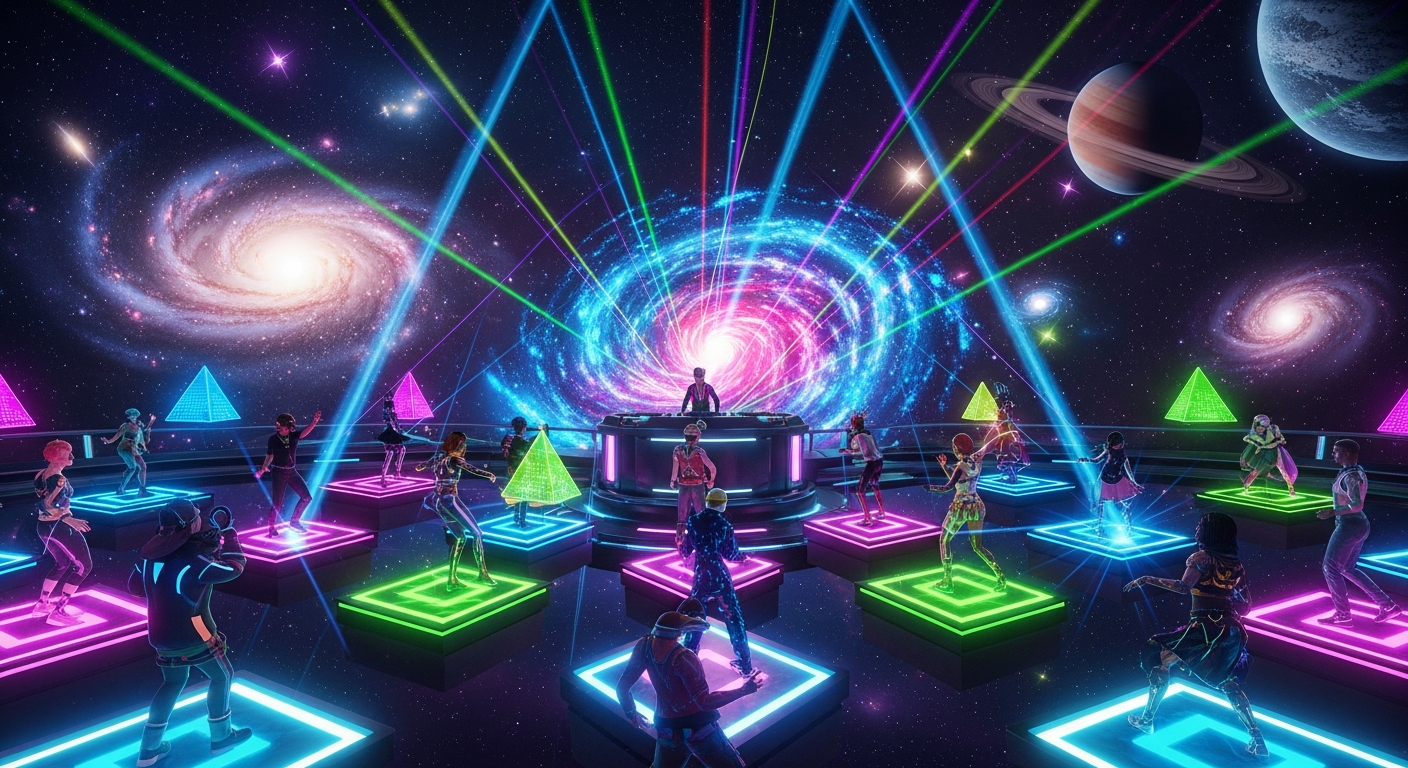 The Ultimate Cosmic Beats: An Exclusive Intergalactic Dance Party