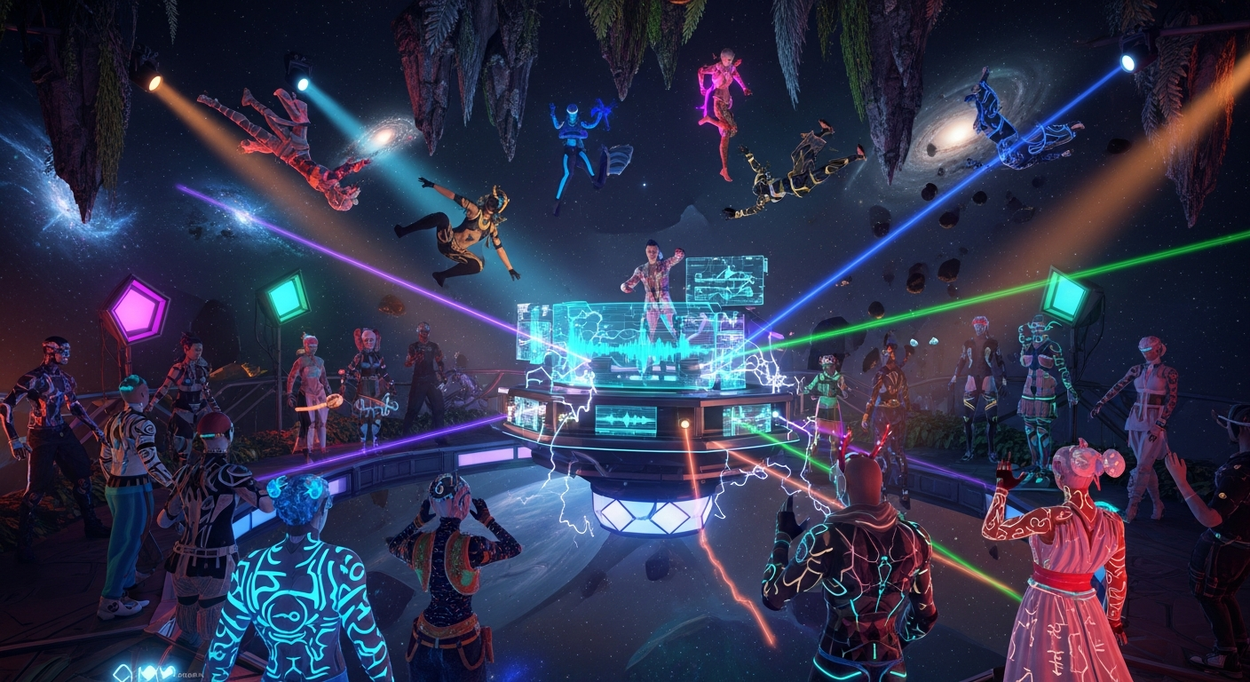 Exclusive Cosmic Beats: The Ultimate Intergalactic Zero-Gravity Party