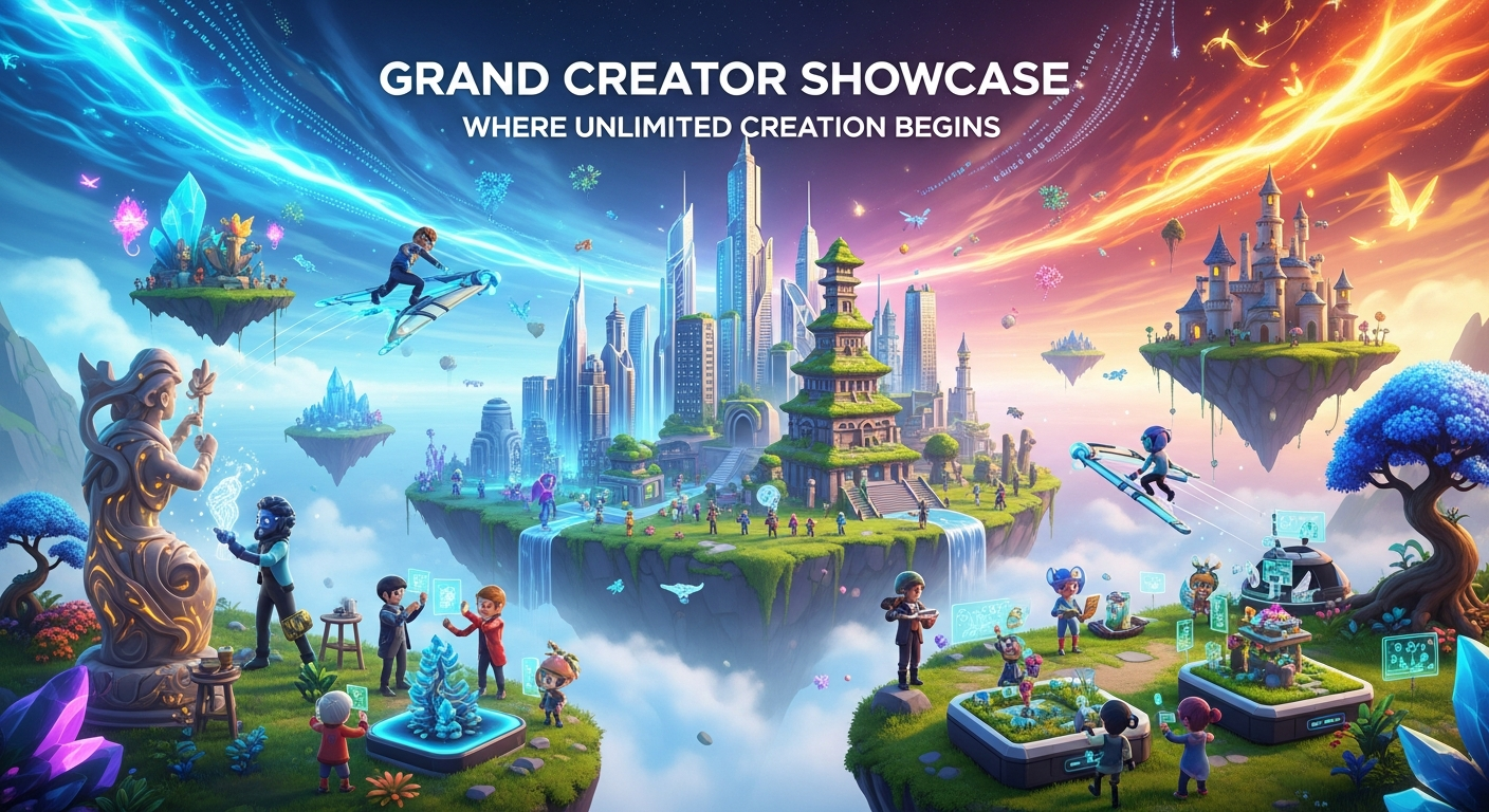 Grand Creator Showcase: Where Unlimited Creation Begins