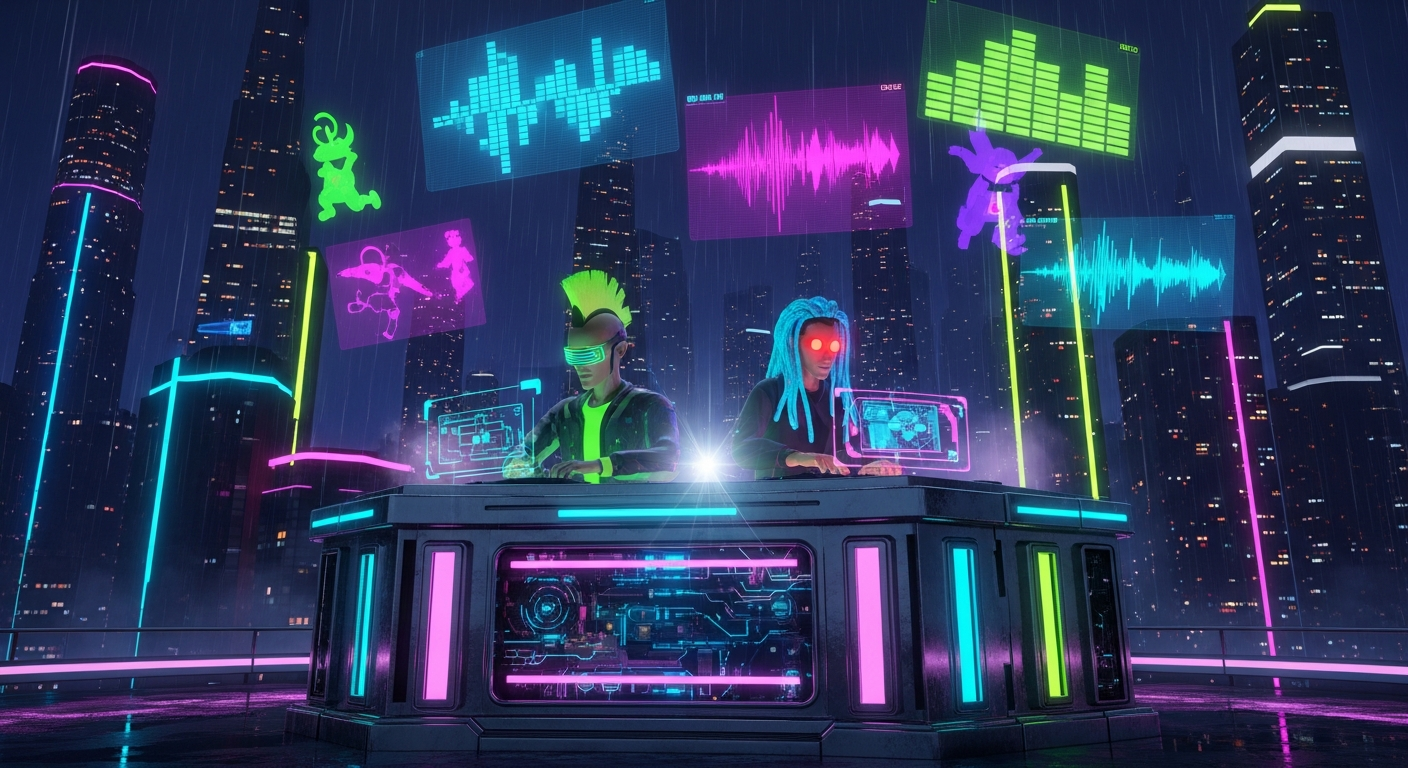 Grand Opening: Neon Night's Exclusive Cyberpunk DJ Battle