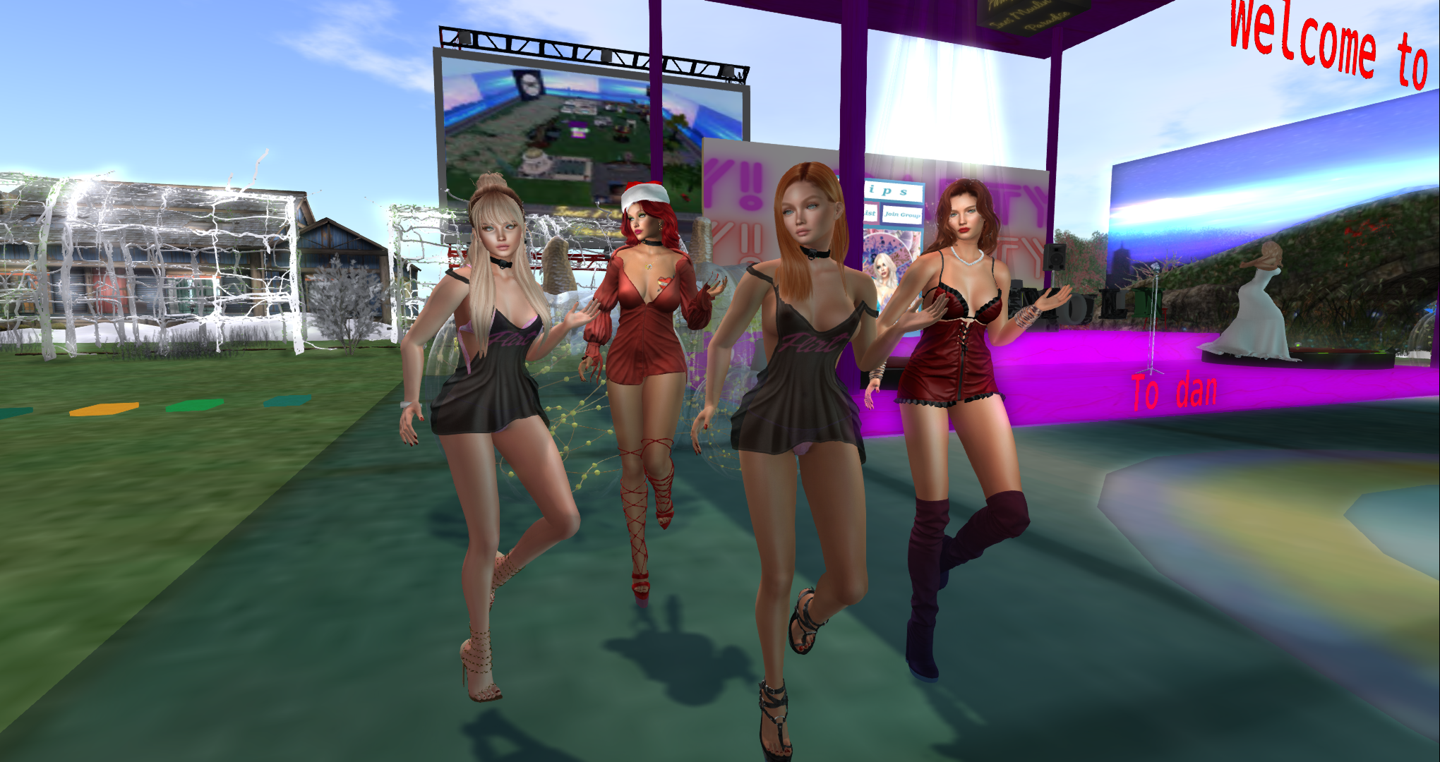 Party with multiple avatars