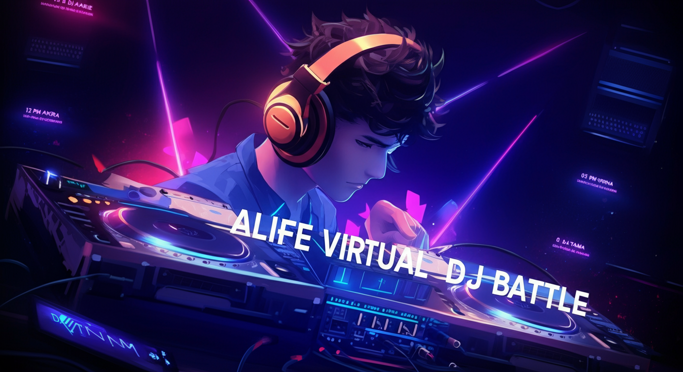 Alife Virtual DJ Battle - Live music competition with leaderboard