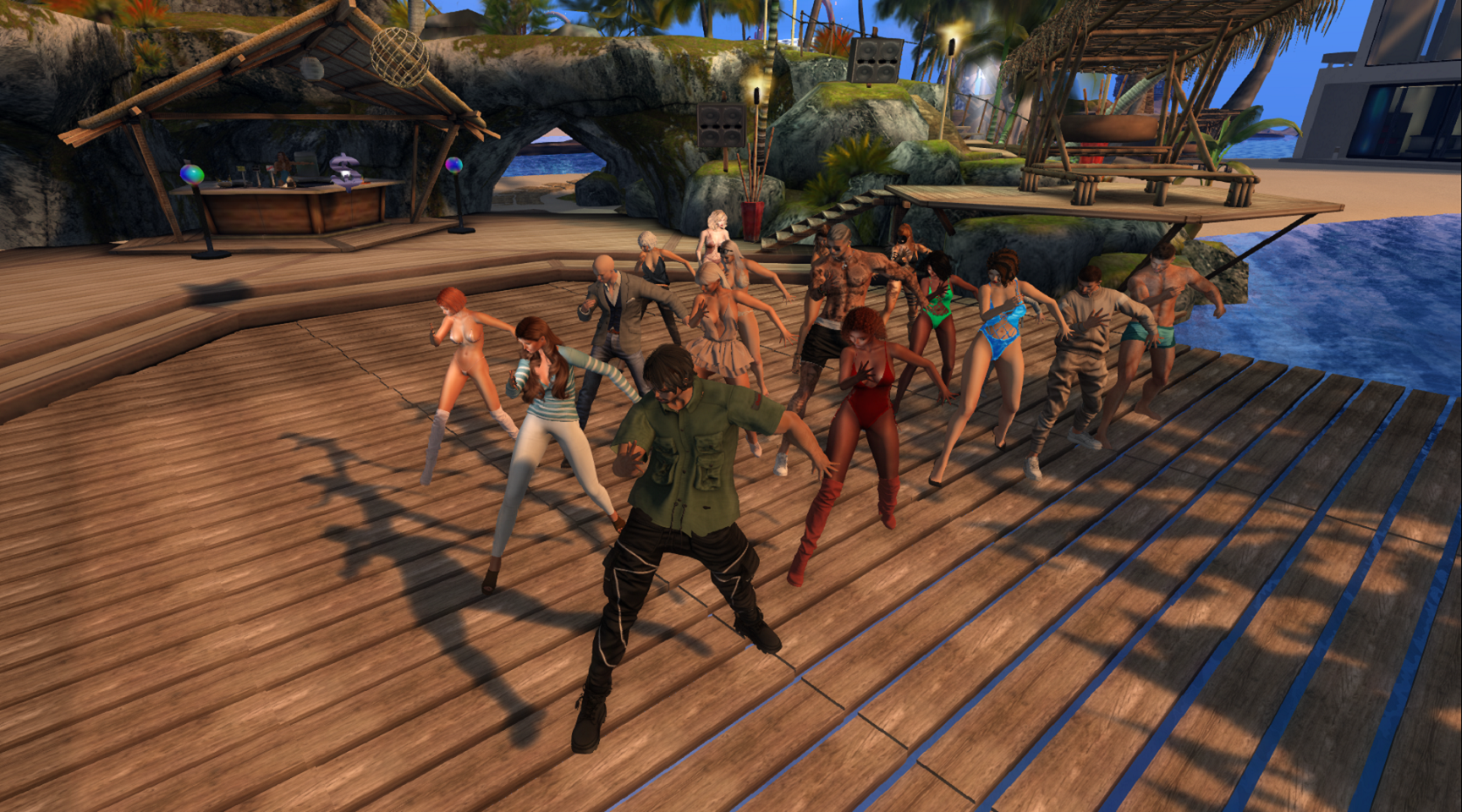 CLUB NOTORIOUS DJ and DANCE BATTLEGROUNDS in Alife Virtual World