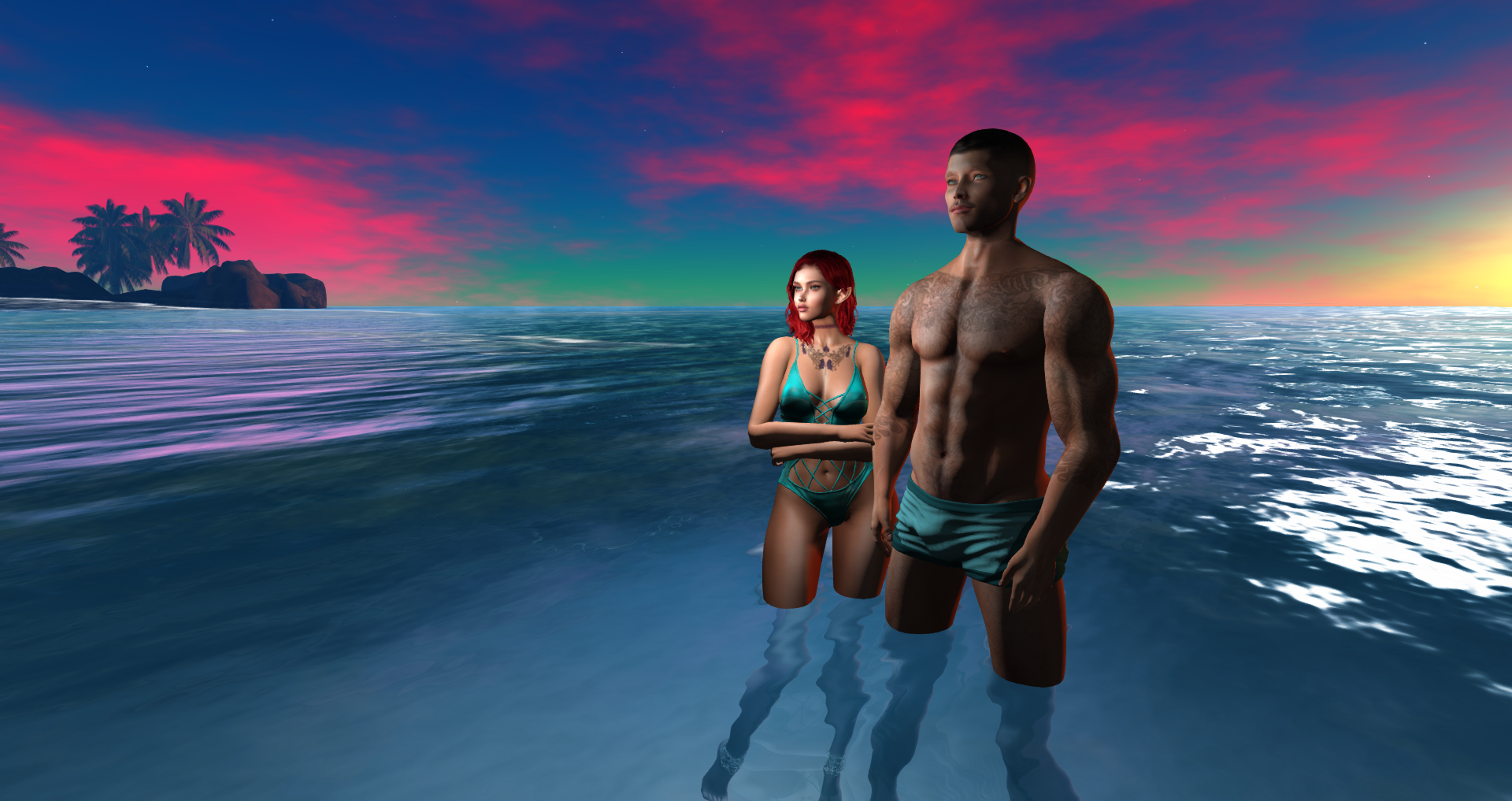 Tropical beach paradise