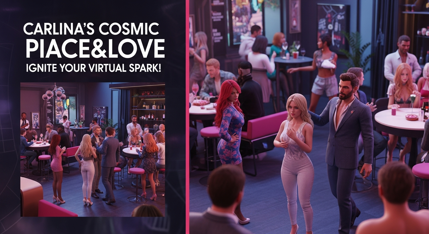 Carlina's Cosmic Piace&Love: Ignite Your Virtual Spark!