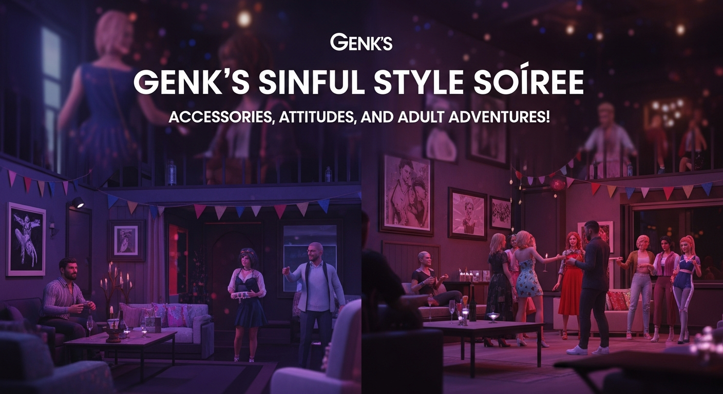 Genk's Sinful Style Soiree: Accessories, Attitudes, and Adult Adventures!