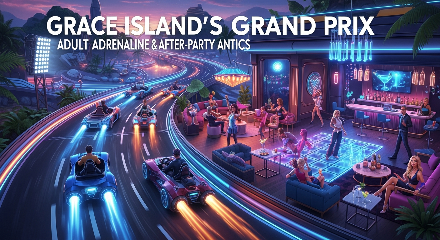 Grace Island's Grand Prix: Adult Adrenaline & After-Party Antics