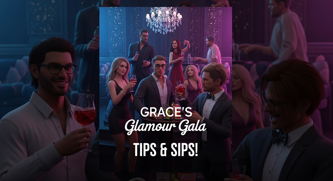Grace's Glamour Gala: Tips & Sips!