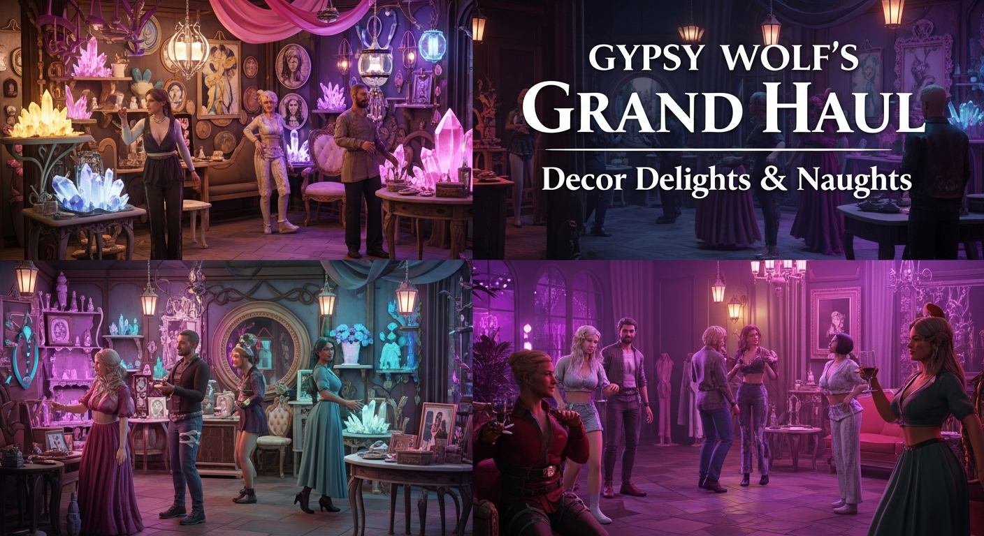 Gypsy Wolf's Grand Haul: Decor Delights & Naughty Nights
