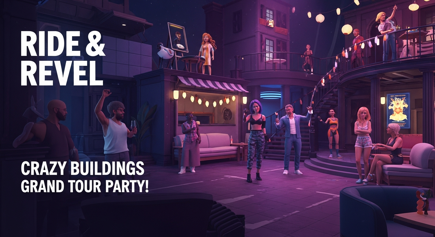 Ride & Revel: Crazy Buildings Grand Tour Party!