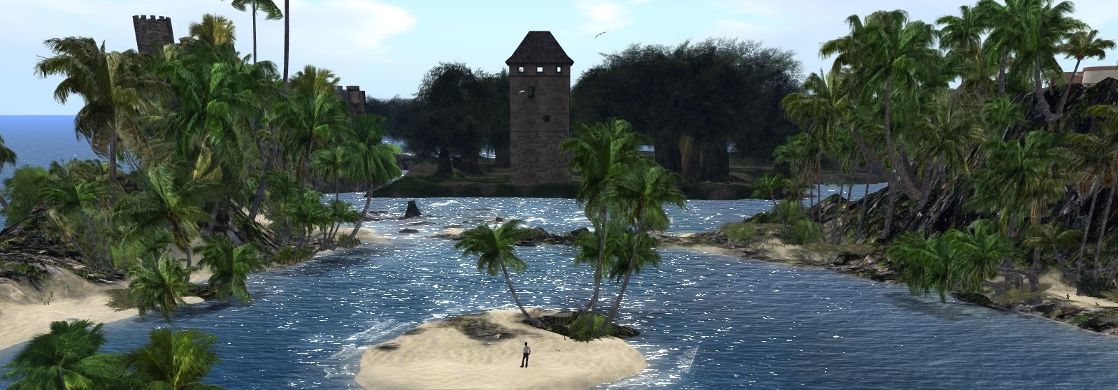 A beautiful player-created tropical island home in Alife