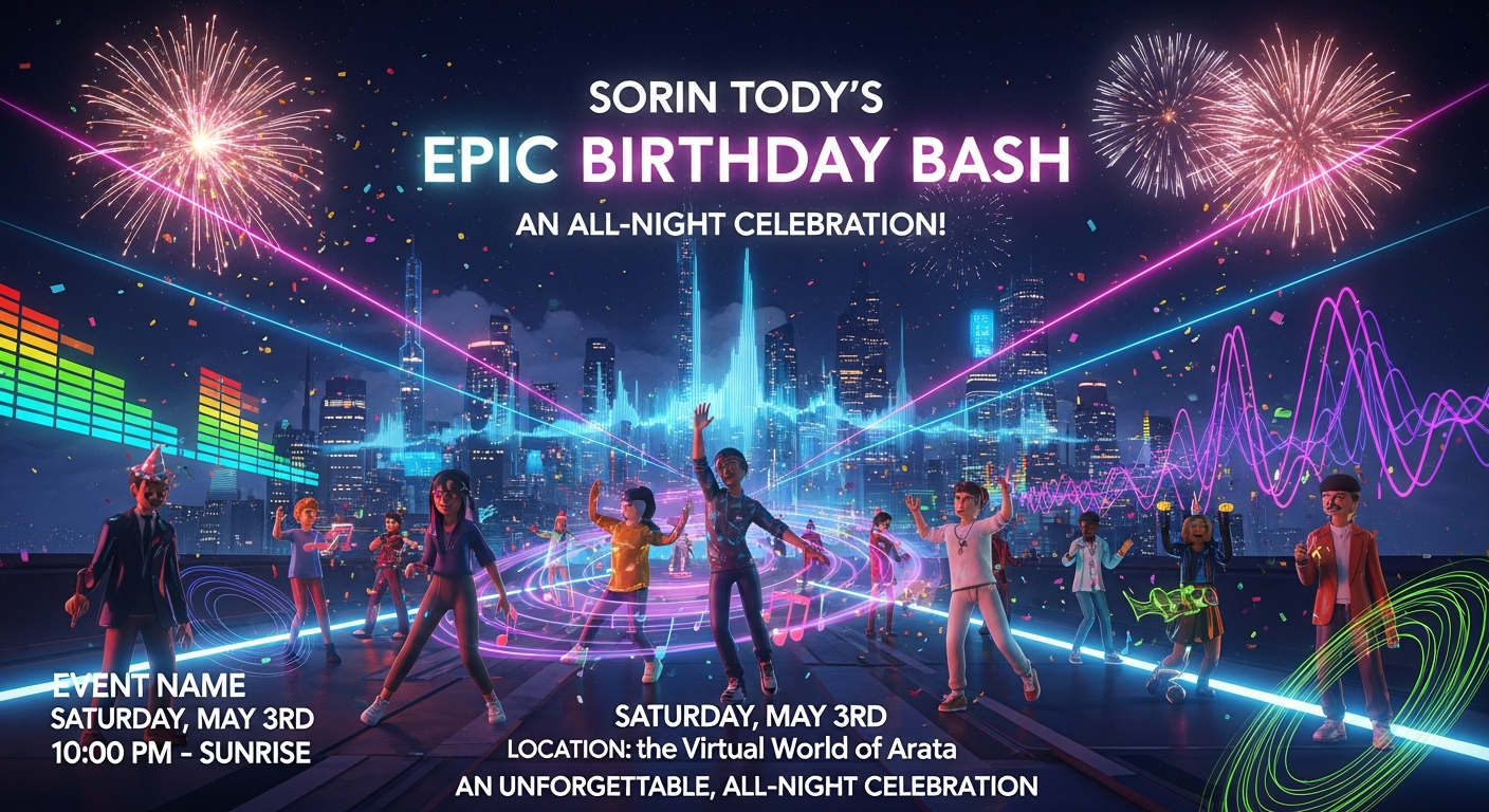 Sorin Tody's Epic Birthday Bash: An All-Night Celebration!